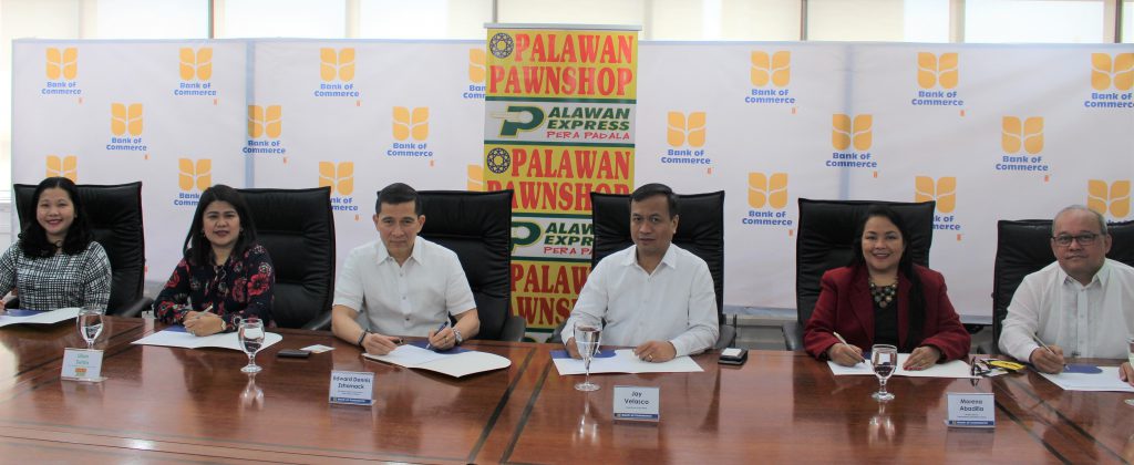 Bank of Commerce collaborates with Palawan Express Pera Padala. 1