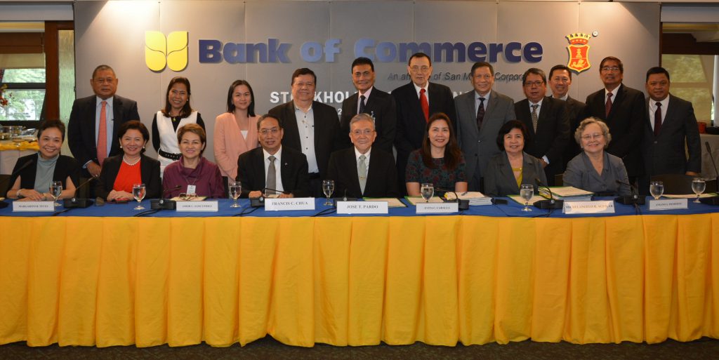 Bank of Commerce Special Stockholders' Meeting