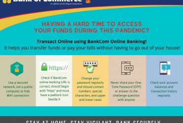 Consumer Protection Bulletin 2021-13: Transact Online using BankCom [Personal] Online Banking