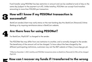 Consumer Protection Bulletin 2021-16: How does PESONet work?