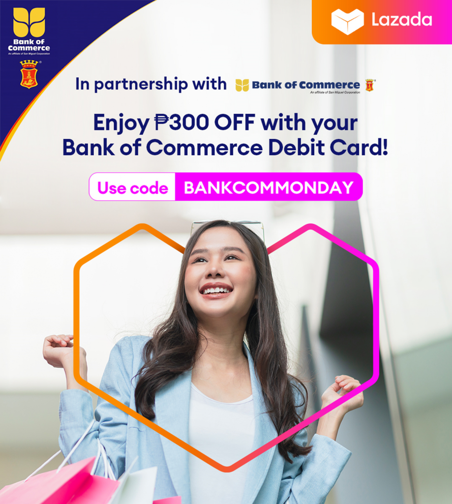 BankCom Debit Card Lazada Mondays Promo
