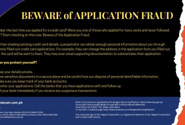 Beware of Application Fraud