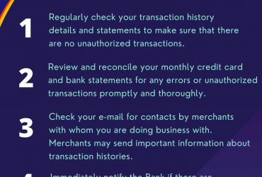 Keep records of online transactions
