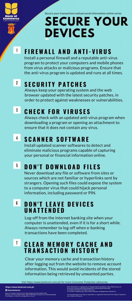 Secure your devices