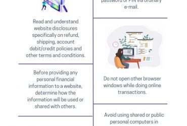 Check the privacy policy and other internet security measures