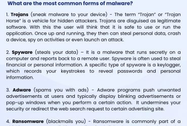 Part 2 of Malware Series – Malware Effects and Types of Malicious Software