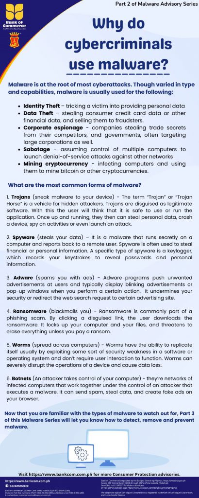 Part 2 of Malware Series - Malware Effects and Types of Malicious Software