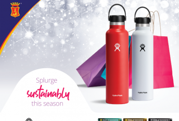 SPLURGE SUSTAINABLY THIS SEASON! GET A FREE 24oz HYDRO FLASK WHEN YOU USE YOUR BANK OF COMMERCE CREDIT CARD!