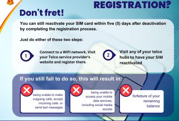 Missed the July 25 Deadline for SIM Registration?