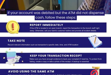 Encountered an ATM cash withdrawal failure? Here’s a guide on what to do next!