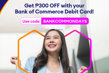 Enjoy P300 OFF at Lazada with your BankCom Debit Card