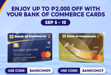 Your cart awaits! Enjoy up to P2,000 OFF on Shopee’s 9.9 Sale with your BankCom Credit and Debit Card