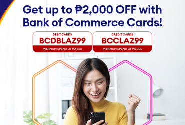 Get ready for Lazada’s Mega Brands Sale! Enjoy up to P2,000 OFF with your BankCom Credit and Debit Card