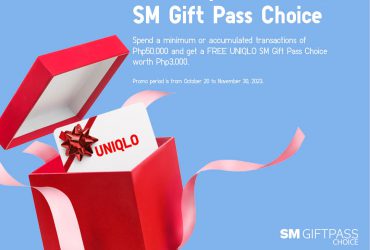 FREE Php3,000 Uniqlo SM Gift Pass Choice