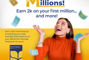 Maximize your cashback potential for your MILLIONS with BankCom!