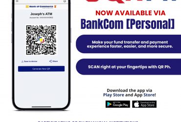 SCAN right at your fingertips with QR Ph via BankCom [Personal]