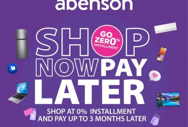 Celebrate happier holidays when you shop now and pay later at Abenson!