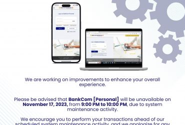 CLIENT ADVISORY: SYSTEM MAINTENANCE ACTIVITY – NOV. 17, 2023