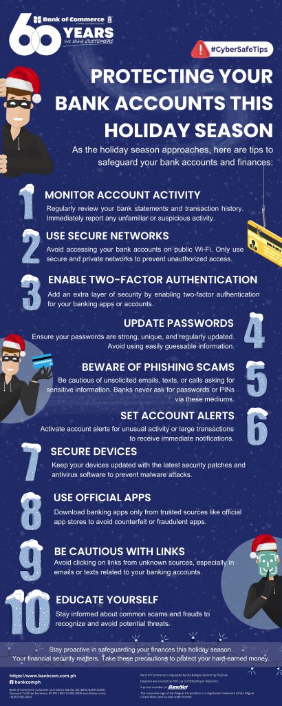 Protecting Your Bank Accounts This Holiday Season