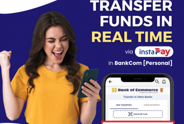 TRANSFER FUNDS IN REAL TIME VIA INSTAPAY IN BANKCOM [PERSONAL]