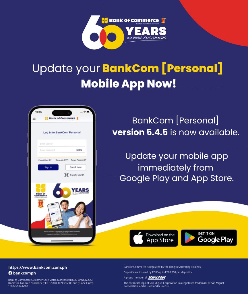 Download the New Version of BankCom [Personal] now! 4