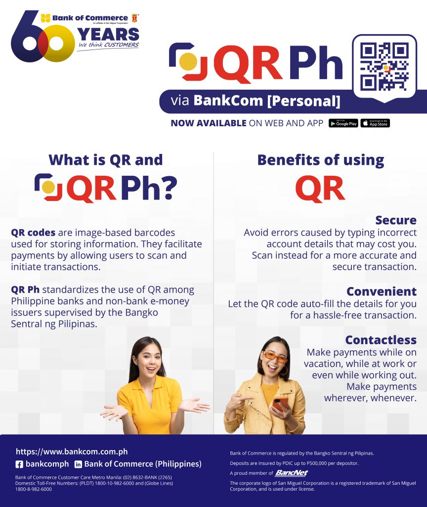 QR Ph via BankCom [Personal]: Concept and Benefits