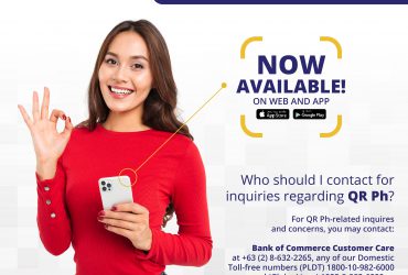 QR Ph via BankCom [Personal]: Customer Care for QR Ph-related Inquiries