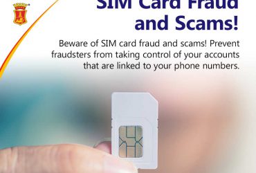 Beware of SIM card fraud and scams!