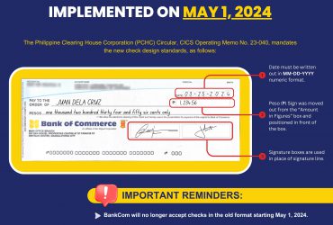 The New Check Format