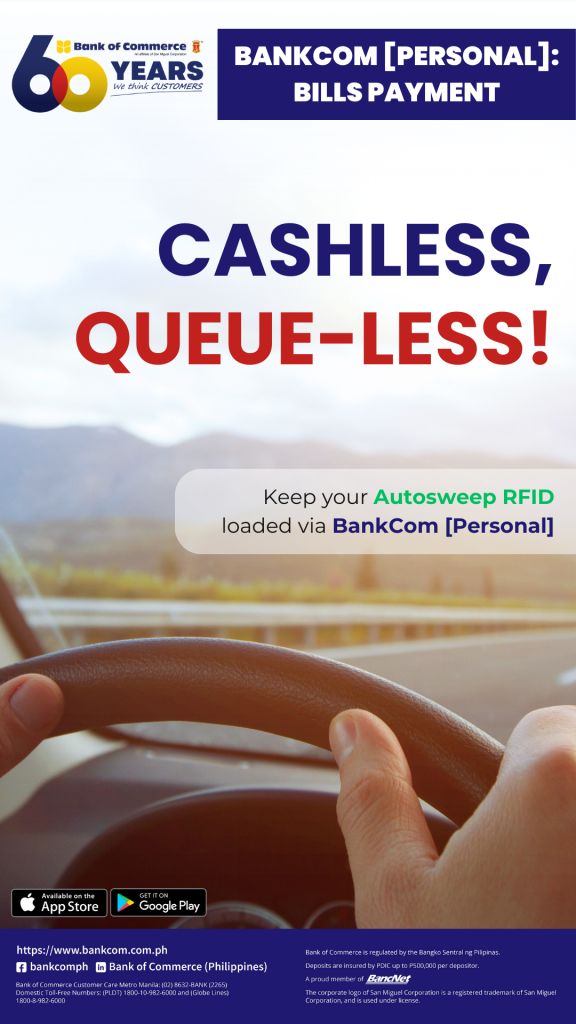Keep your AutoSweep RFID loaded via BankCom [Personal]
