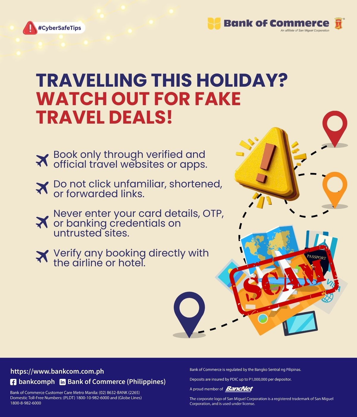 Travelling this holiday? Watch out for fake travel deals!