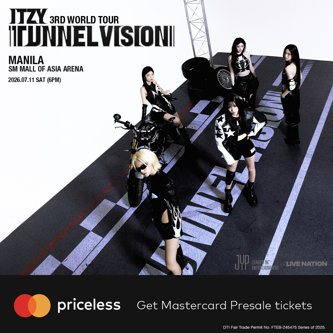 Feel the Excitement of K-Pop Live and Unlock Presale Tickets for ITZY 3rd WORLD TOUR < TUNNEL VISION > in MANILA with your BankCom Mastercard!