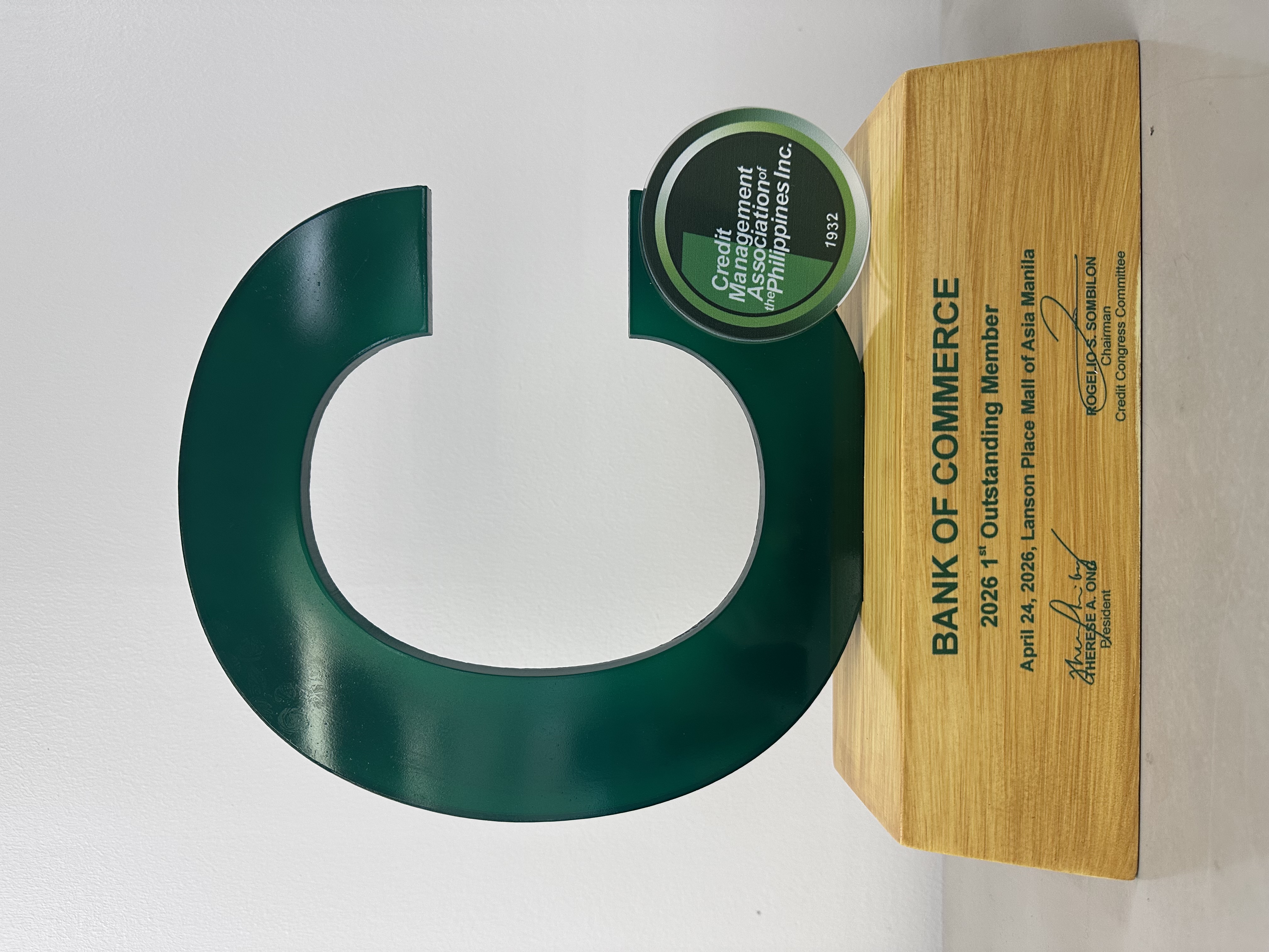 BankCom is named back-to-back CMAP’s Most Outstanding Member