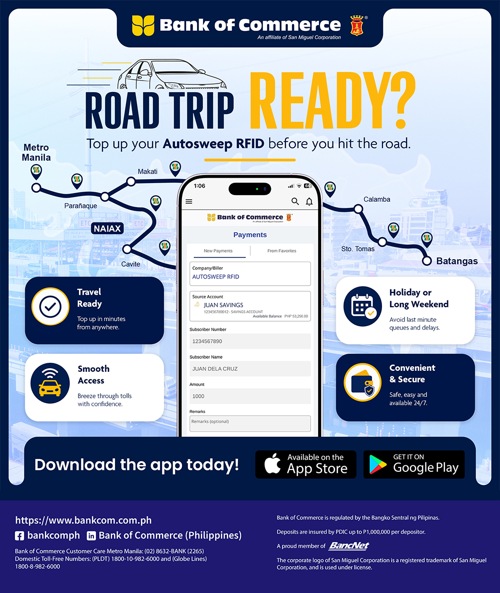 Heading Out This Long Weekend? Top Up Your Autosweep RFID via BankCom [Personal]