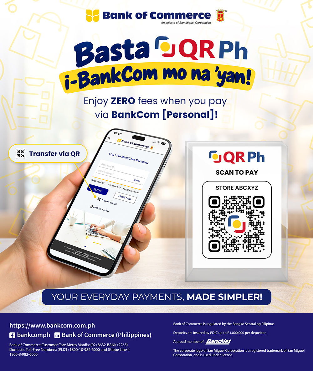 Make Everyday Payments Simpler with QR Ph via BankCom [Personal]